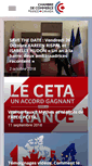 Mobile Screenshot of ccfc-france-canada.com