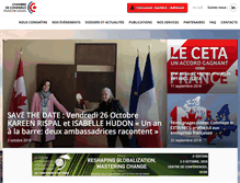 Tablet Screenshot of ccfc-france-canada.com